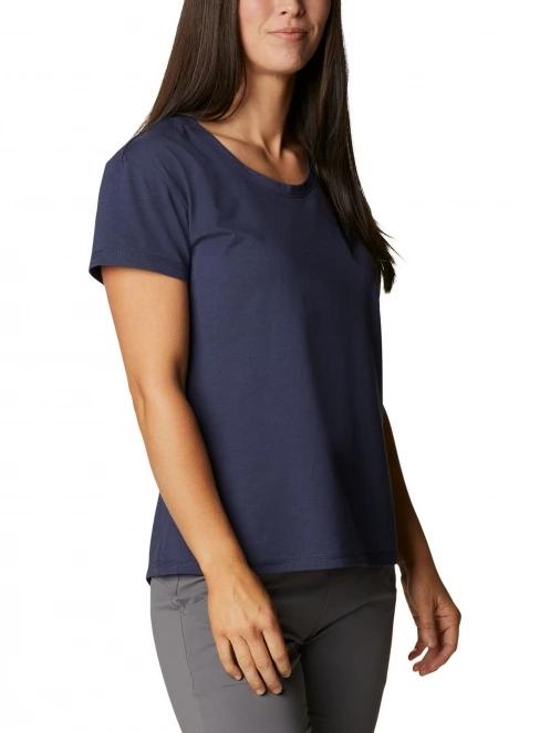 Columbia Sun Trek Short Sleeve Tee női rövid ujjú sport póló kék színben 5