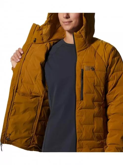 Mountain Hardwear Stretchdown Hoody női pehelykabát oliva színben 5