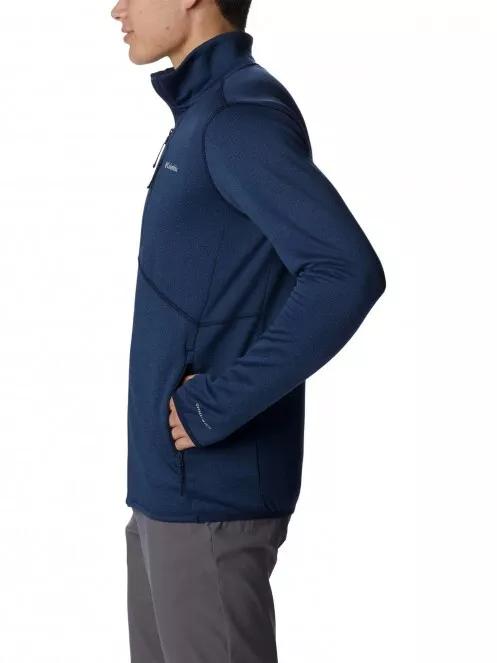 Columbia Park View Fleece Full Zip férfi polár pulóver kék színben 4