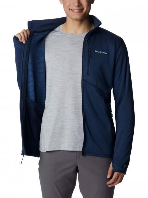 Columbia Park View Fleece Full Zip férfi polár pulóver kék színben 5