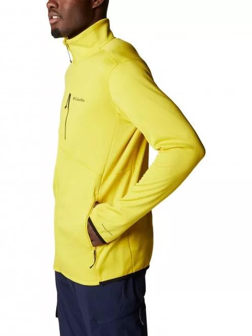 Columbia Park View Fleece Full Zip férfi polár pulóver sárga színben 4