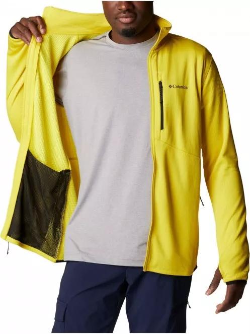 Columbia Park View Fleece Full Zip férfi polár pulóver sárga színben 5