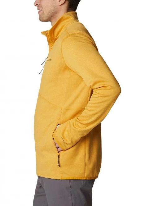 Columbia Park View Fleece Full Zip férfi polár pulóver sárga színben 3