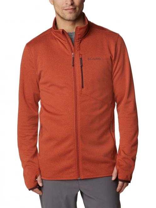 Columbia Park View Fleece Full Zip férfi polár pulóver piros színben 2