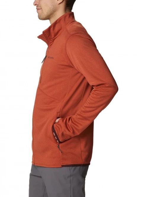 Columbia Park View Fleece Full Zip férfi polár pulóver piros színben 3