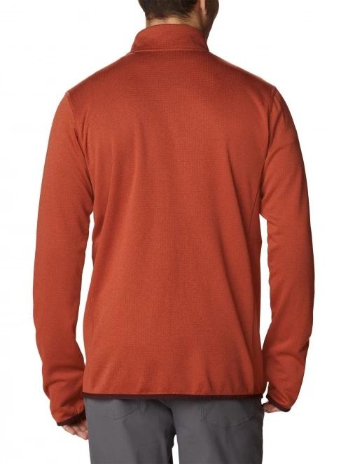 Columbia Park View Fleece Full Zip férfi polár pulóver piros színben 4