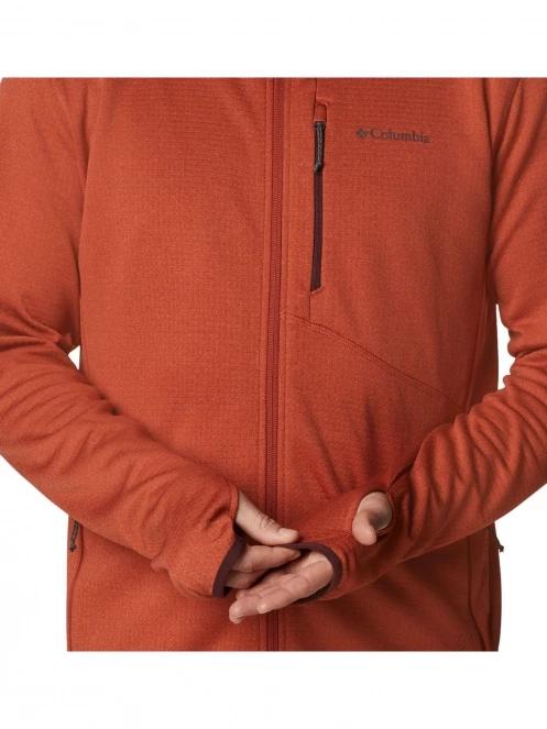 Columbia Park View Fleece Full Zip férfi polár pulóver piros színben 6