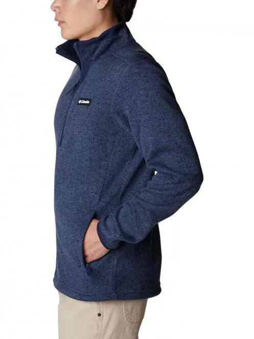 Columbia Sweater Weather Full Zip férfi polár pulóver kék színben 4