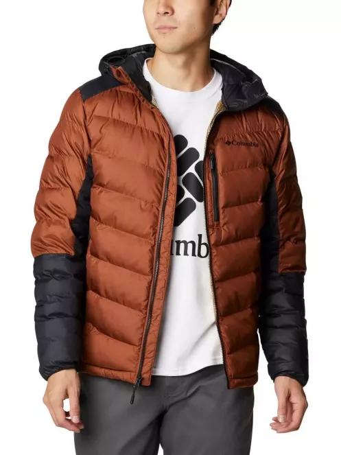 Columbia Labyrinth Loop Hooded Jacket férfi utcai kabát barna színben 2