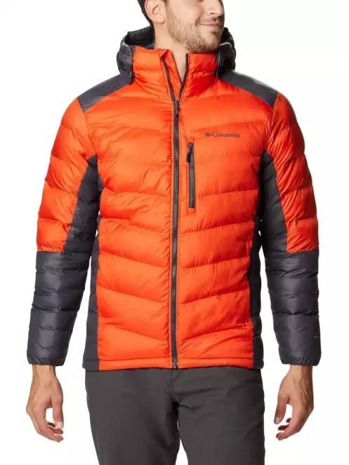 Columbia Labyrinth Loop Hooded Jacket férfi utcai kabát narancssárga színben 2