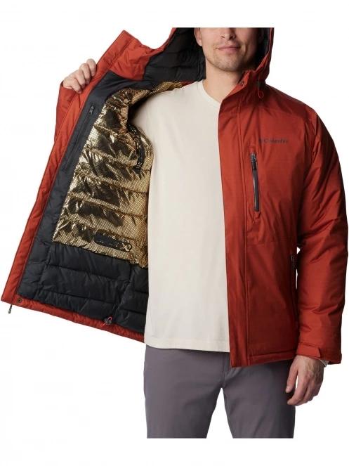 Columbia Oak Harbor Insulated Jacket férfi télikabát piros színben 5