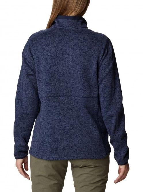 Columbia W Sweater Weather Full Zip női polár pulóver kék színben 4