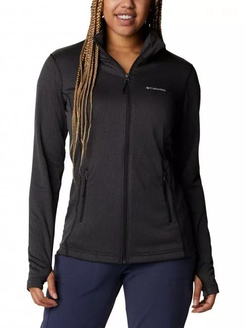 Columbia W Park View Grid Fleece Full Zip női polár pulóver fekete színben 2