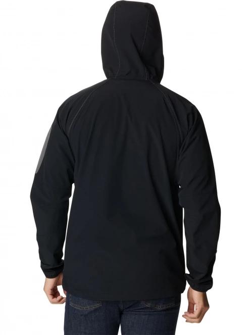 Columbia Tall Heights Hooded Softshell férfi softshell kabát fekete színben 4