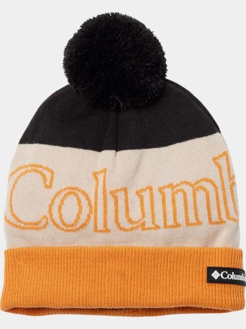 Columbia Polar Powder II Beanie női bojtos sapka narancssárga színben 2