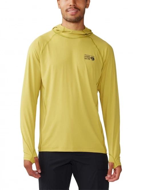 Mountain Hardwear Crater Lake Hoody férfi kapucnis pulóver sárga színben 2