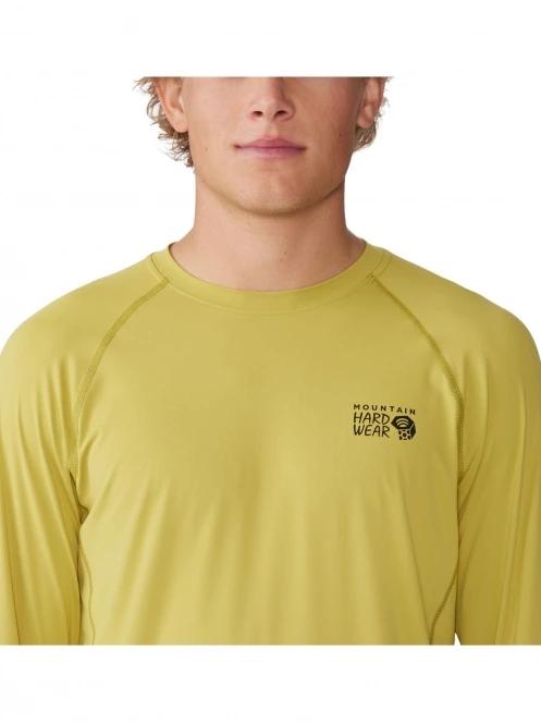 Mountain Hardwear Crater Lake Long Sleeve Crew férfi hosszú ujjú póló sárga színben 5