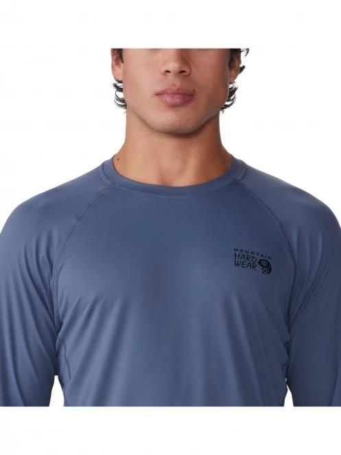 Mountain Hardwear Crater Lake Long Sleeve Crew férfi hosszú ujjú póló kék színben 5