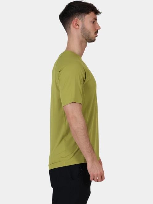 Mountain Hardwear Crater Lake Short Sleeve férfi rövid ujjú sport póló zöld színben 5