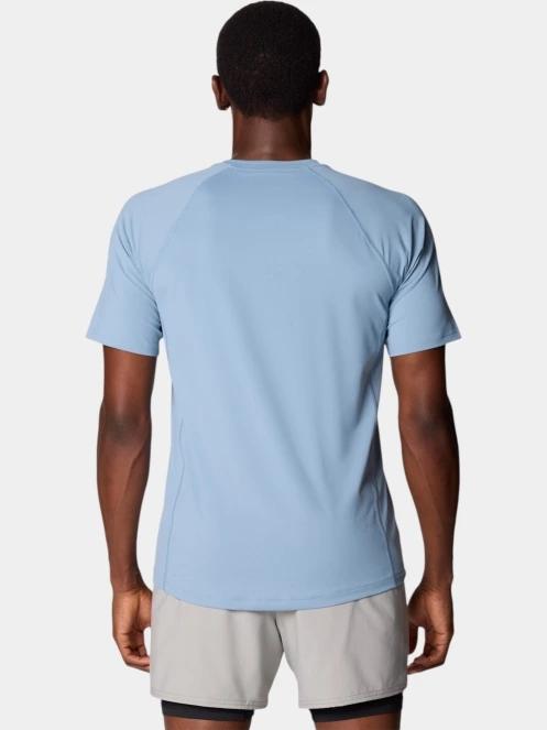 Mountain Hardwear Crater Lake Short Sleeve férfi rövid ujjú sport póló kék színben 4