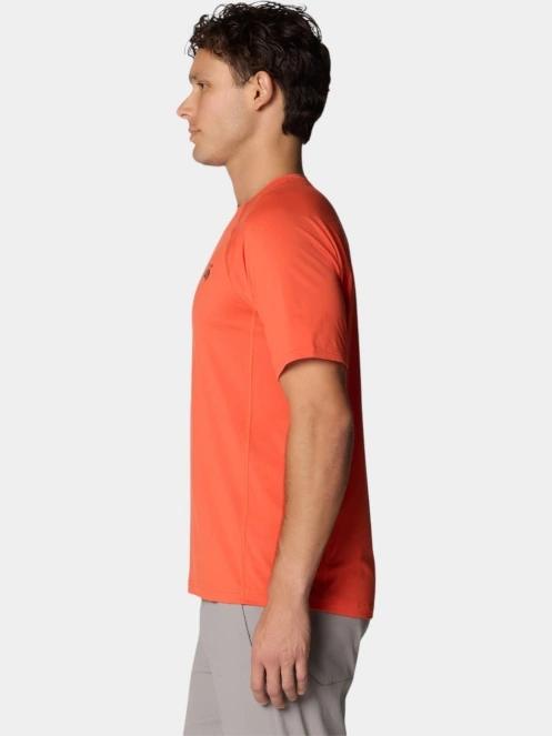 Mountain Hardwear Crater Lake Short Sleeve férfi rövid ujjú sport póló piros színben 3