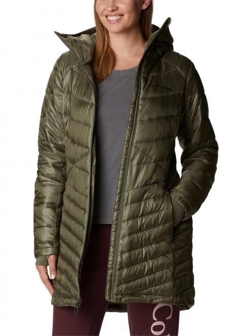 Columbia Joy Peak Mid Jacket női télikabát zöld színben 5