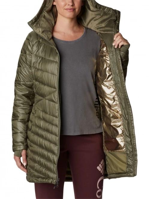 Columbia Joy Peak Mid Jacket női télikabát zöld színben 6