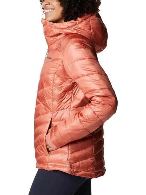 Columbia Joy Peak Hooded Jacket női télikabát piros színben 4