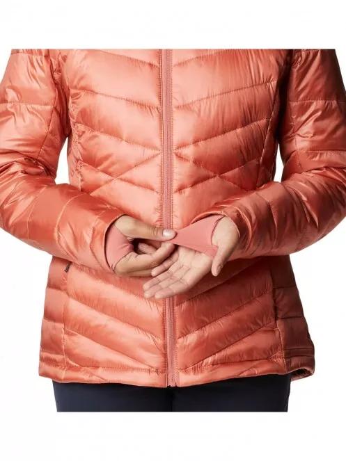 Columbia Joy Peak Hooded Jacket női télikabát piros színben 6