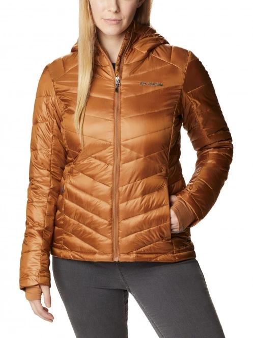 Columbia Joy Peak Hooded Jacket női télikabát barna színben 2
