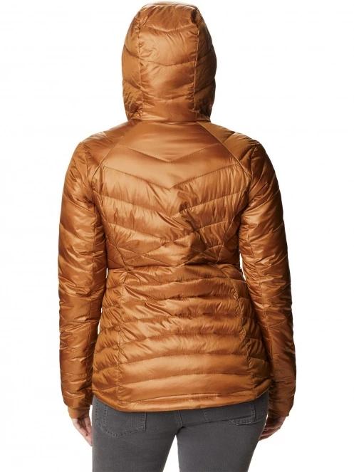Columbia Joy Peak Hooded Jacket női télikabát barna színben 4
