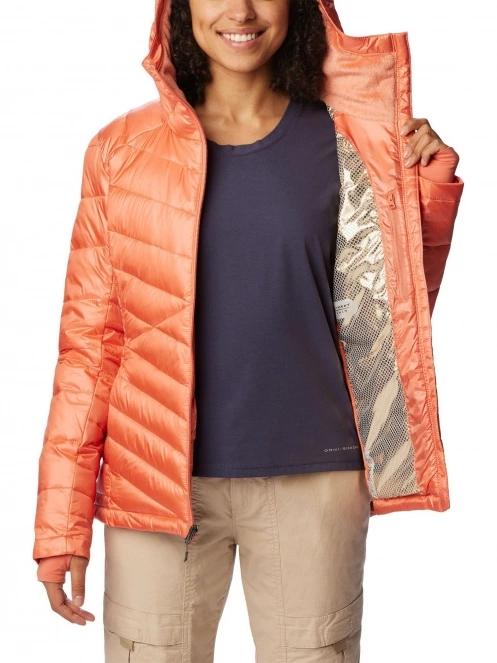 Columbia Joy Peak Hooded Jacket női télikabát rózsaszín színben 6