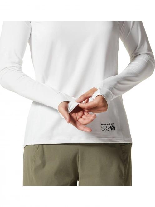 Mountain Hardwear Crater Lake Long Sleeve női hosszú ujjú póló szürke színben 7