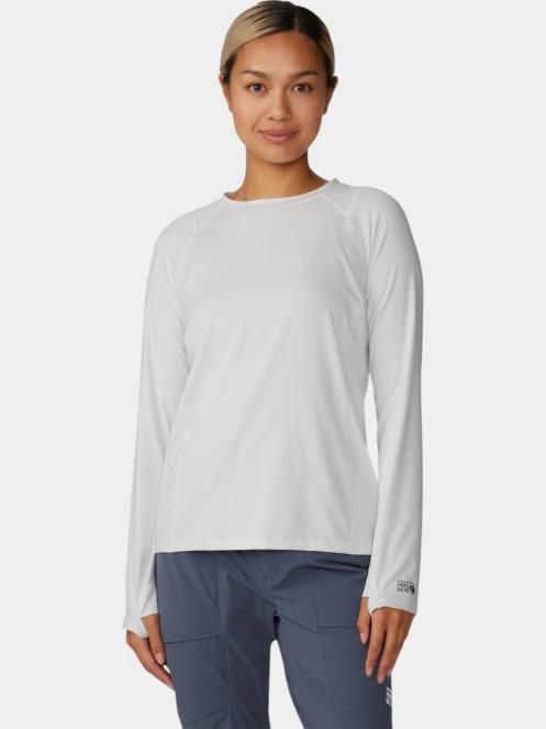 Mountain Hardwear Crater Lake Long Sleeve női hosszú ujjú sport póló szürke színben 2