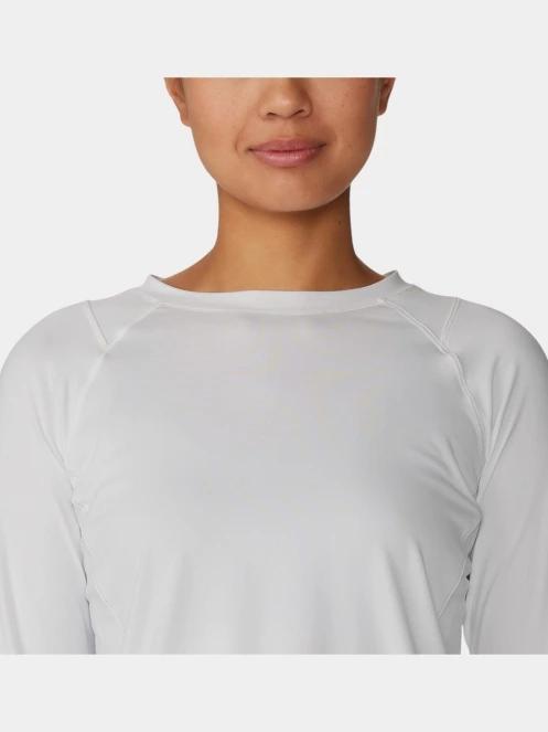 Mountain Hardwear Crater Lake Long Sleeve női hosszú ujjú sport póló szürke színben 7