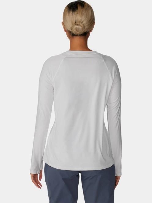 Mountain Hardwear Crater Lake Long Sleeve női hosszú ujjú sport póló fehér színben 4