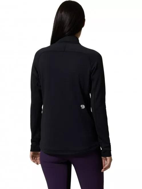 Mountain Hardwear Polartec Power Grid Half Zip Jacket női polár pulóver fekete színben 3