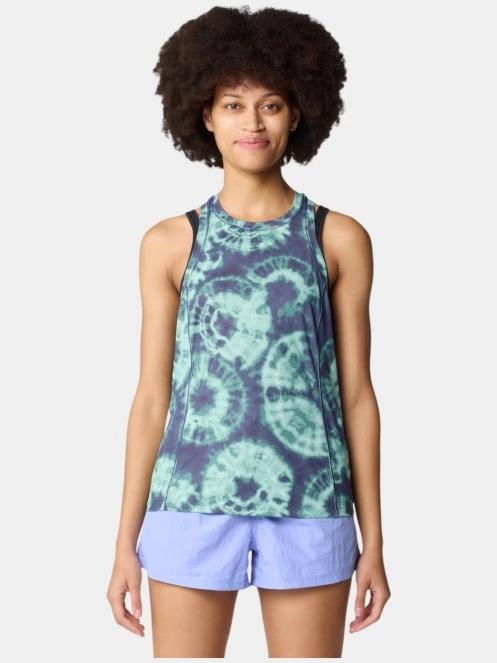 Mountain Hardwear Crater Lake Tank női rövid ujjú sport póló kék színben 2