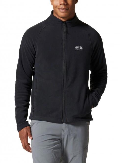 Mountain Hardwear Polartec Microfleece Full Zip férfi polár pulóver fekete színben 2