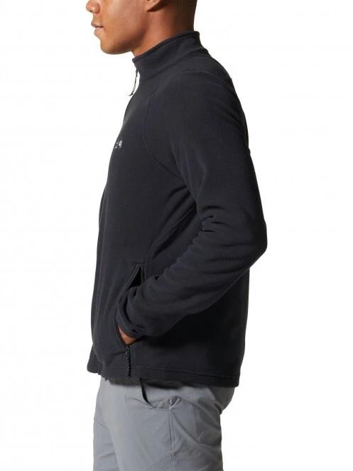 Mountain Hardwear Polartec Microfleece Full Zip férfi polár pulóver fekete színben 3