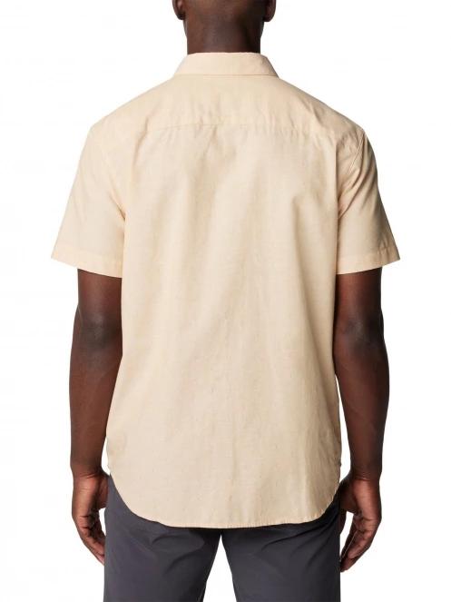 Columbia Rapid Rivers Novelty Short Sleeve Shirt férfi rövid ujjú ing homok színben 4