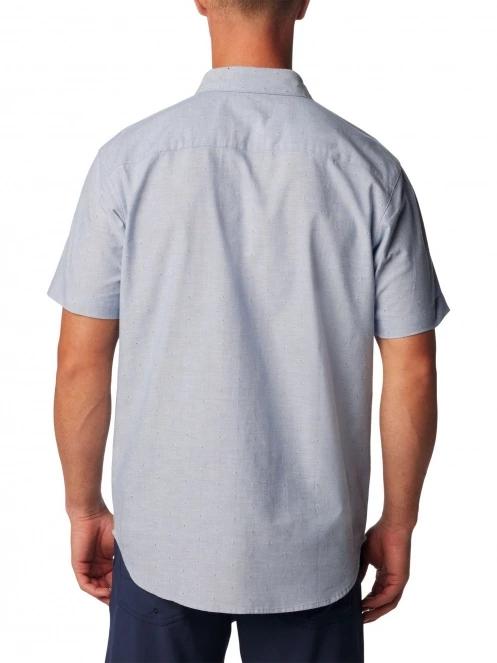 Columbia Rapid Rivers Novelty Short Sleeve Shirt férfi rövid ujjú ing kék színben 4