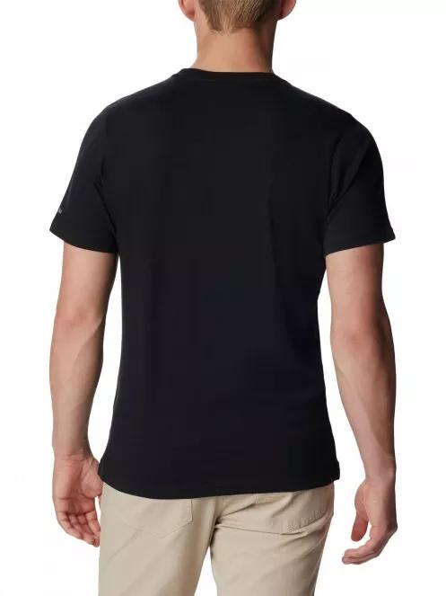 Columbia Csc Seasonal Logo Tee férfi rövid ujjú póló fekete színben 4