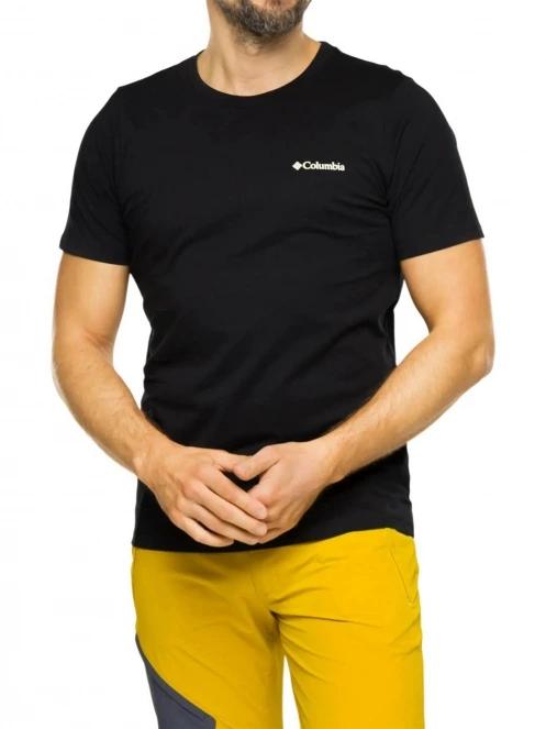 Columbia CSC Seasonal Logo Tee férfi rövid ujjú póló fekete színben 2