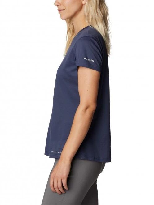 Columbia W Cirro Ice Graphic Ss Crew női rövid ujjú sport póló kék színben 3