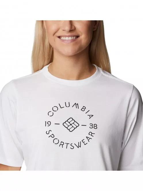 Columbia North Cascades Relaxed Tee női rövid ujjú póló fehér színben 5