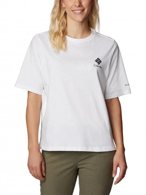 Columbia North Cascades Relaxed Tee női rövid ujjú póló fehér színben 2