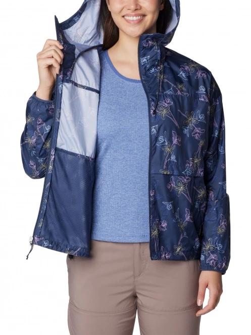 Columbia Alpine Chill Windbreaker női széldzseki kék színben 6