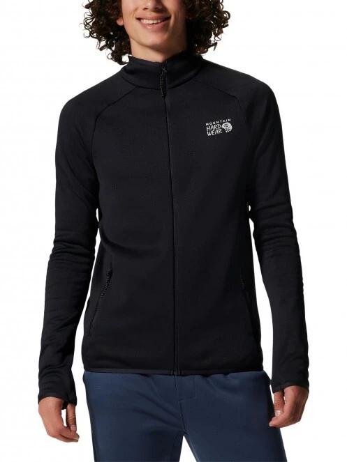 Mountain Hardwear Polartec Power Stretch Pro Jacket férfi polár pulóver fekete színben 2