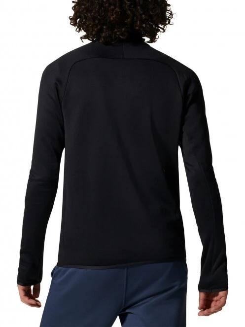 Mountain Hardwear Polartec Power Stretch Pro Jacket férfi polár pulóver fekete színben 4